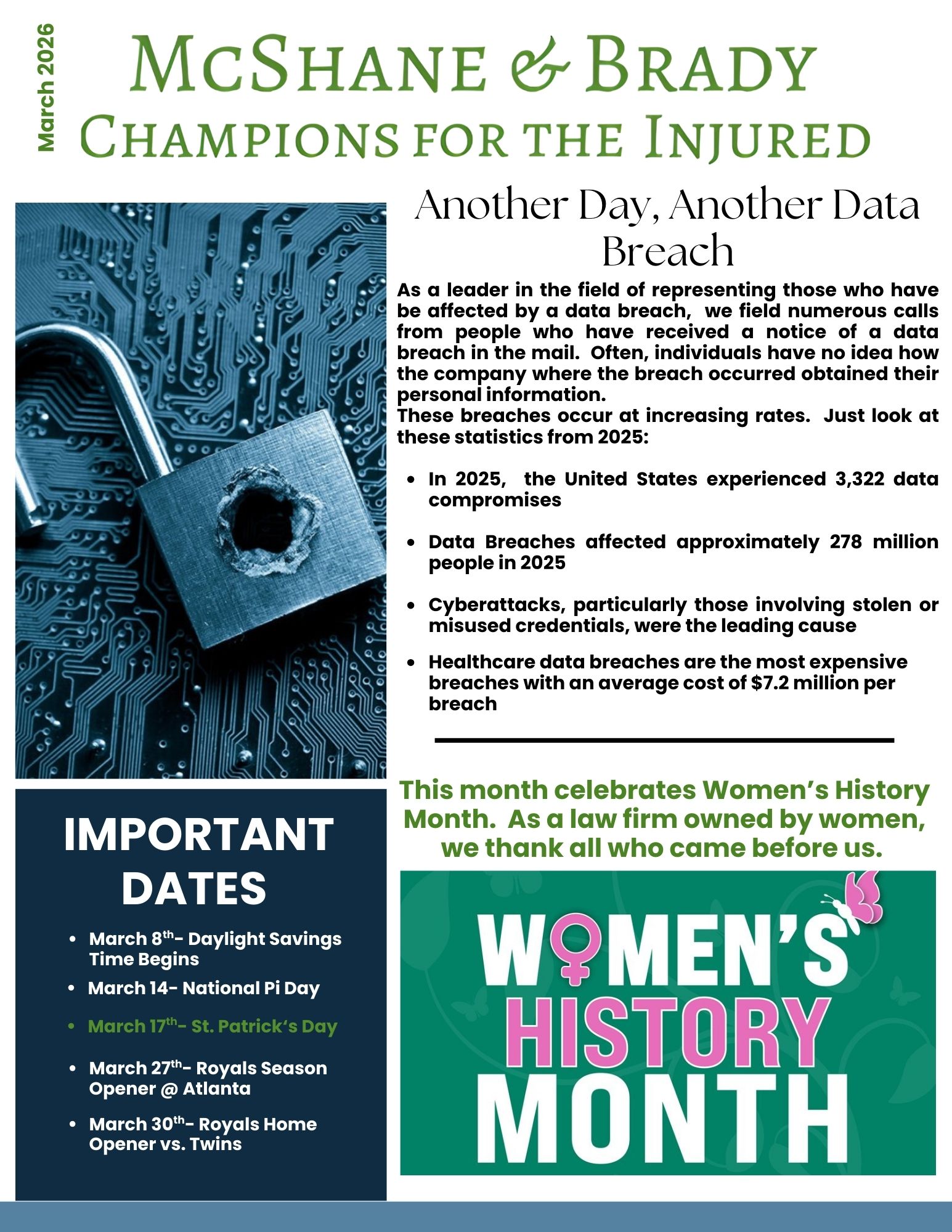 March 2026 Newsletter - McShane & Brady